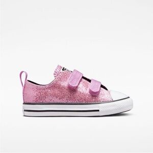 Converse Kids Sparkly Pink Sneakers